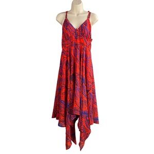 Alexis Target Babydoll Midi Dress Small Asymmetric‎ Boho Chic Fairy Cottage Y2k